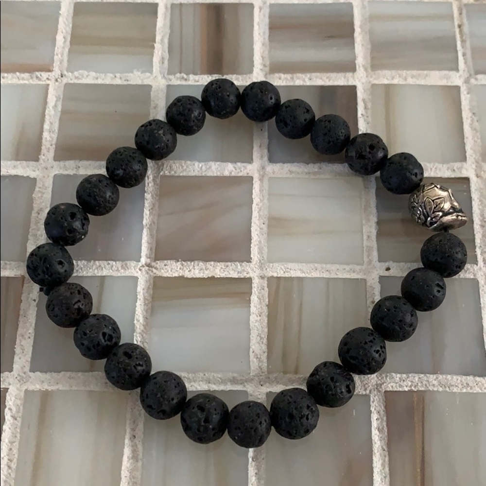 Lava rock bracelet